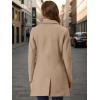 imageAllegra K Fall Coats for Womens 2025 Pea Coats Long Winter Trench CoatDark Beige