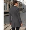 imageAllegra K Fall Coats for Womens 2025 Pea Coats Long Winter Trench CoatDark Grey