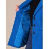 imageAllegra K Fall Coats for Womens 2025 Pea Coats Long Winter Trench CoatDeep Blue