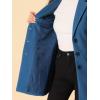 imageAllegra K Fall Coats for Womens 2025 Pea Coats Long Winter Trench CoatDusty Blue