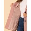 imageAllegra K Fall Coats for Womens 2025 Pea Coats Long Winter Trench CoatDusty Pink