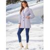 imageAllegra K Fall Coats for Womens 2025 Pea Coats Long Winter Trench CoatDusty Purple