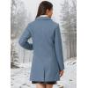 imageAllegra K Fall Coats for Womens 2025 Pea Coats Long Winter Trench CoatLight Dusty Blue