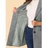imageAllegra K Fall Coats for Womens 2025 Pea Coats Long Winter Trench CoatLight Grey