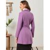 imageAllegra K Fall Coats for Womens 2025 Pea Coats Long Winter Trench CoatLight Purple