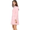 imageAllegra K Fall Coats for Womens 2025 Pea Coats Long Winter Trench CoatPink