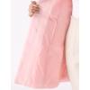 imageAllegra K Fall Coats for Womens 2025 Pea Coats Long Winter Trench CoatPink