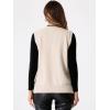imageAllegra K Knit Sweater Vest for Womens Sleeveless Ribbed V Neck Pullover VestBeige