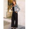 imageAllegra K Tweed Jacket for Womens Long Sleeve Casual Work Office Plaid Short OutwearGrey Brown