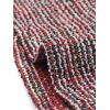 imageAllegra K Tweed Top for Womens Elegant Plaid Print Sleeveless Crew Neck Waist Buckle Back Zipper Blazer Vest TopsRed Black