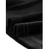 imageAllegra K Velvet Blouse for Womens Elegant Sweetheart Neck Long Sleeve Peplum TopBlack
