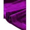 imageAllegra K Velvet Blouse for Womens Elegant Sweetheart Neck Long Sleeve Peplum TopPurple