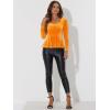 imageAllegra K Velvet Blouse for Womens Elegant Sweetheart Neck Long Sleeve Peplum TopYellow