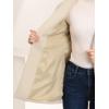 imageAllegra K Womens 2025 Coat for Winter Notch Lapel Collar One Button Outwear Classic Work Trench CoatsBeige