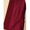 imageAllegra K Womens 2025 Coat for Winter Notch Lapel Collar One Button Outwear Classic Work Trench CoatsBurgundy
