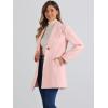 imageAllegra K Womens 2025 Coat for Winter Notch Lapel Collar One Button Outwear Classic Work Trench CoatsPink