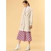 imageAllegra K Womens 2025 Winter Wrap Coat Shawl Collar Belted Single Breasted OvercoatsBeige