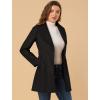 imageAllegra K Womens 2025 Winter Wrap Coat Shawl Collar Belted Single Breasted OvercoatsBlack