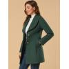 imageAllegra K Womens 2025 Winter Wrap Coat Shawl Collar Belted Single Breasted OvercoatsGreen