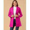 imageAllegra K Womens 2025 Winter Wrap Coat Shawl Collar Belted Single Breasted OvercoatsHot Pink