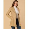 imageAllegra K Womens 2025 Winter Wrap Coat Shawl Collar Belted Single Breasted OvercoatsKahki