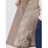 imageAllegra K Womens 2025 Winter Wrap Coat Shawl Collar Belted Single Breasted OvercoatsLight Khaki