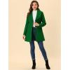 imageAllegra K Womens 2025 Winter Wrap Coat Shawl Collar Belted Single Breasted OvercoatsPea Green