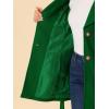 imageAllegra K Womens 2025 Winter Wrap Coat Shawl Collar Belted Single Breasted OvercoatsPea Green