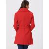 imageAllegra K Womens 2025 Winter Wrap Coat Shawl Collar Belted Single Breasted OvercoatsRed