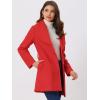 imageAllegra K Womens 2025 Winter Wrap Coat Shawl Collar Belted Single Breasted OvercoatsRed