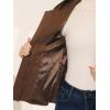 imageAllegra K Womens Casual Winter Outwear Hooded Button Peacoat Toggle Duffle CoatDark Brown