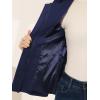 imageAllegra K Womens Casual Winter Outwear Hooded Button Peacoat Toggle Duffle CoatNavy Blue