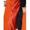 imageAllegra K Womens Classic Stand Collar Outwear Overcoat Long Sleeve Winter Belted Pea CoatOrange
