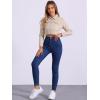 imageAllegra K Womens Denim Jackets 2025 Casual Button Down Long Sleeves Crop Jean JacketLight Khaki