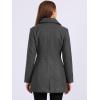 imageAllegra K Womens Elegant Overcoat Notched Shawl Collar Single Breasted Outerwear Winter Long CoatDark Grey