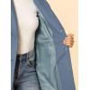 imageAllegra K Womens Elegant Overcoat Notched Shawl Collar Single Breasted Outerwear Winter Long CoatGray Blue