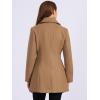 imageAllegra K Womens Elegant Overcoat Notched Shawl Collar Single Breasted Outerwear Winter Long CoatMid Brown