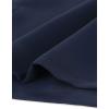 imageAllegra K Womens Ruffle Blouse for Business Work Elegant V Neck Long Sleeve Casual Dressy TopDark Blue
