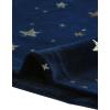 imageAllegra K Womens Sparkly Glitter Velvet Mesh Sheer Sleeve Star Metallic DressDeep Blue