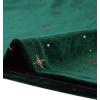 imageAllegra K Womens Sparkly Glitter Velvet Mesh Sheer Sleeve Star Metallic DressGreen