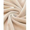 imageAllegra K Womens Turtleneck Velvet Top Long Sleeve Work Shirts Basic Velour BlouseApricot