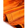 imageAllegra K Womens U Neck Sleeveless Halloween Party Clubwear Holographic Shiny Metallic Crop TopOrange
