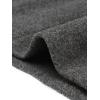 imageAllegra K Womens Winter Classic Outwear Overcoat with Pockets Single Breasted Pea CoatDark Grey