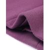 imageAllegra K Womens Winter Classic Outwear Overcoat with Pockets Single Breasted Pea CoatDusty Purple