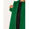 imageAllegra K Womens Winter Coat Overcoat Lapel Collar Long Swing A Line Double Breasted Pea CoatGreen