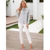 imageAllegra K Womens Work Blouse Tie Neck Long Sleeve Shirts Button Down Elegant Office Business Top 2025Light Grey