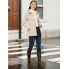 imageAllegra K Womens Work Office Winter Overcoat Single Breasted Point Collar Pea CoatBeige