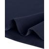 imageAllegra K Womens Work Tops Dressy Casual Shirts Mock Neck Keyhole Business Casual Long Sleeve BlouseNavy Blue
