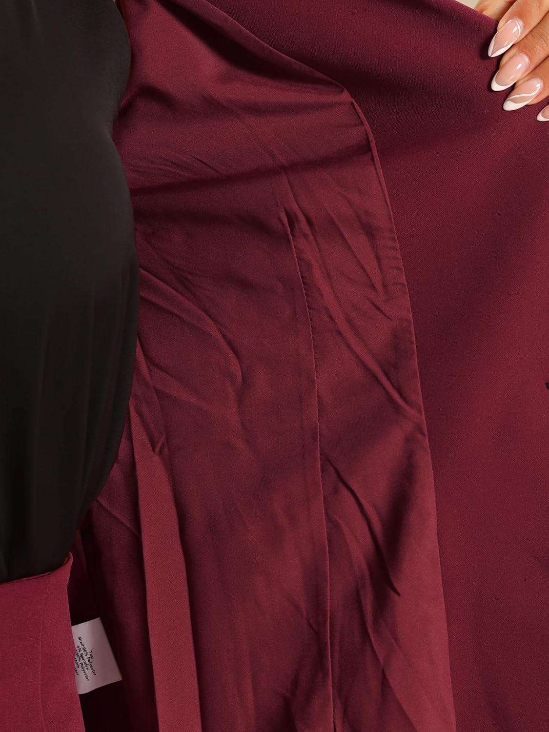 imageAllegra K 2 Piece Suit Skirt Sets for Women Blazer and Pencil Skirts Formal Office Business Casual OutfitsWine Red