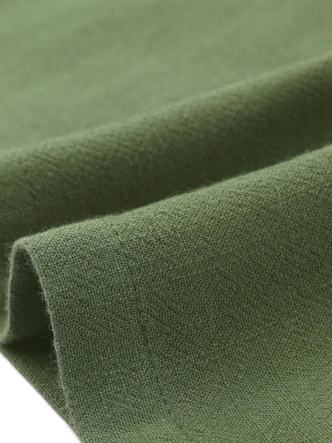 imageAllegra K Linen Jumpsuits for Womens Casual Spaghetti Strap Sleeveless Wide Legs RompersArmy Green